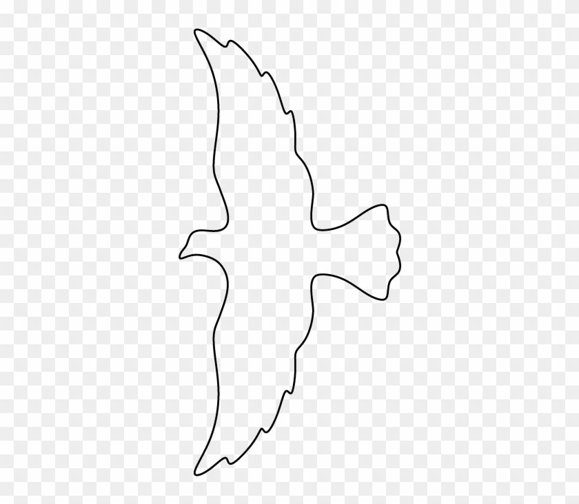 Flying Bird Template - Drawing #934999
