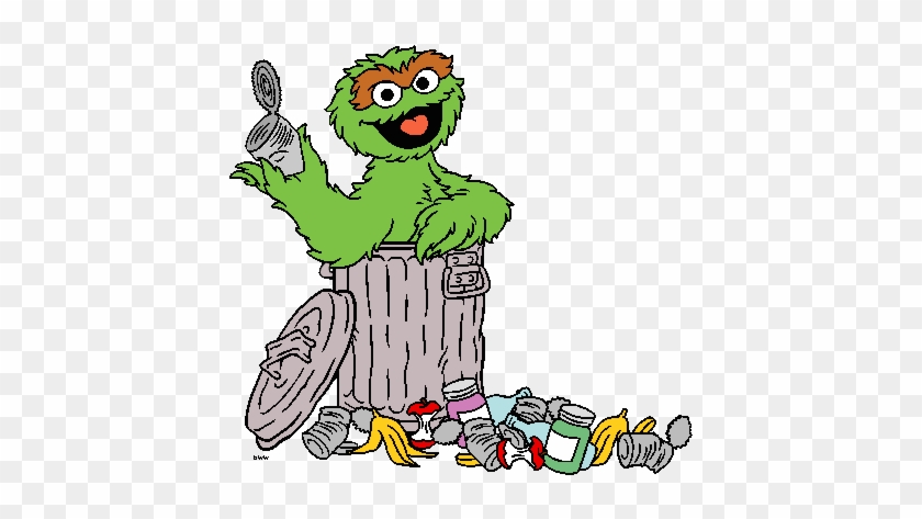 Sesame Street Cartoon - Oscar The Grouch Cartoon #935020