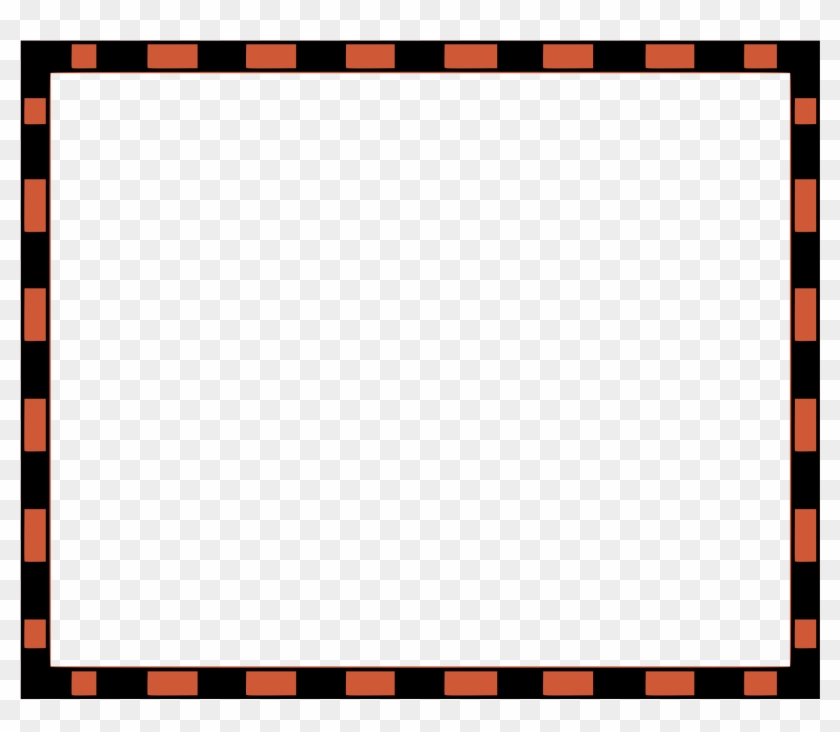 Worldlabel Com Border Orange Black 4x3 3 By Ryanlerch - Clip Art #935227
