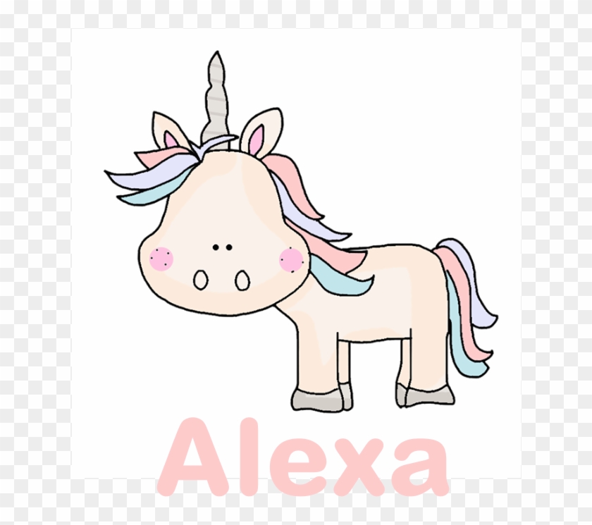 Alexa's Little Unicorn 5'x7'area Rug - Unicorn #935229