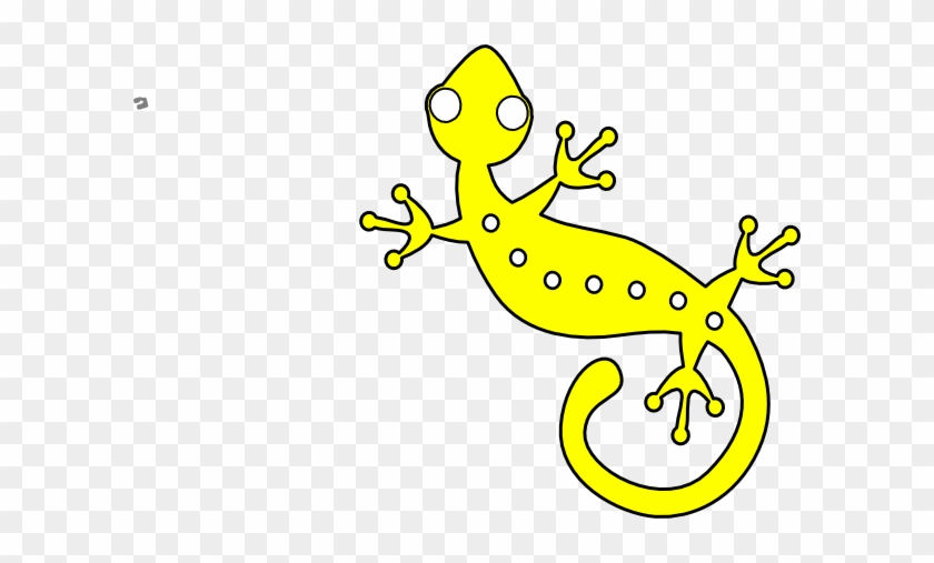 Yellow Gecko Clip Art At Clker - Gecko Clip Art #935265
