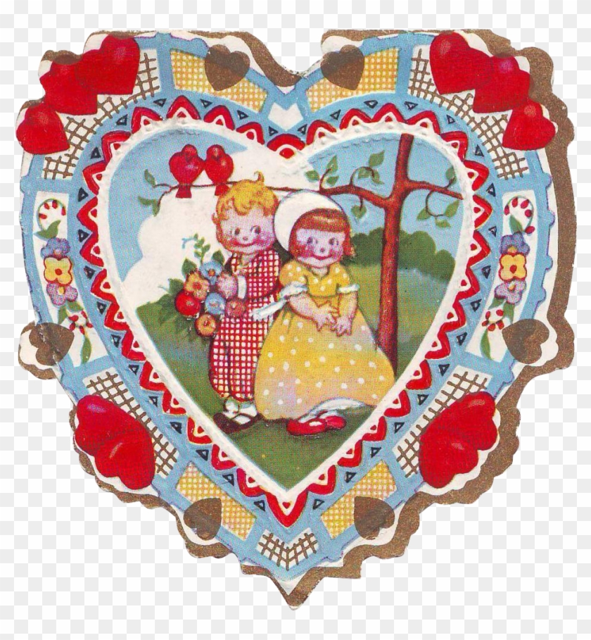 Com #vintage #vintagebeginshere Heart Shaped Whitney - Needlework #935300