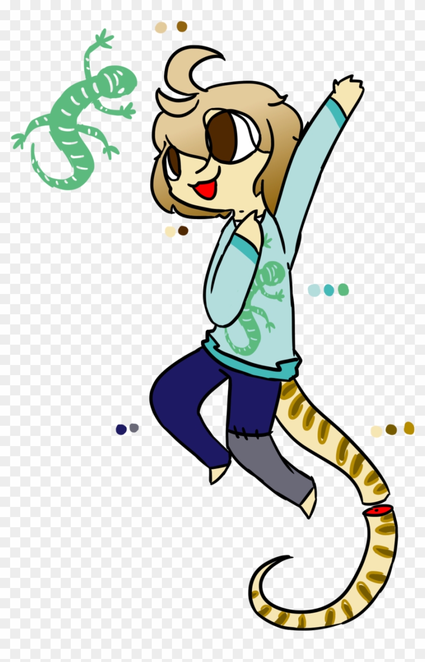 Smol Kawaii Lizard Child By Dontmineit Smol Kawaii - Cartoon #935328