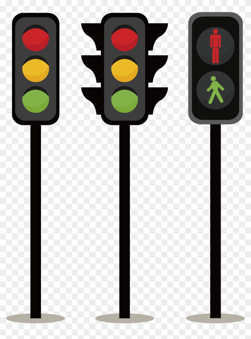 Traffic Light Adobe Illustrator Icon - Traffic Lamp Cartoon #935382