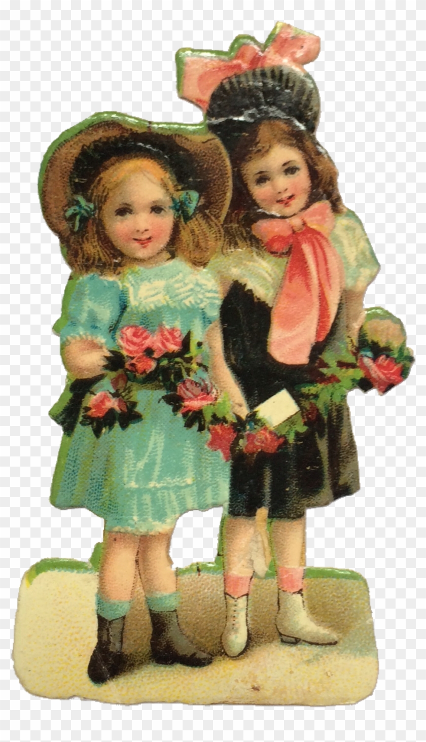 Vintage Valentine Girls - Doll #935441