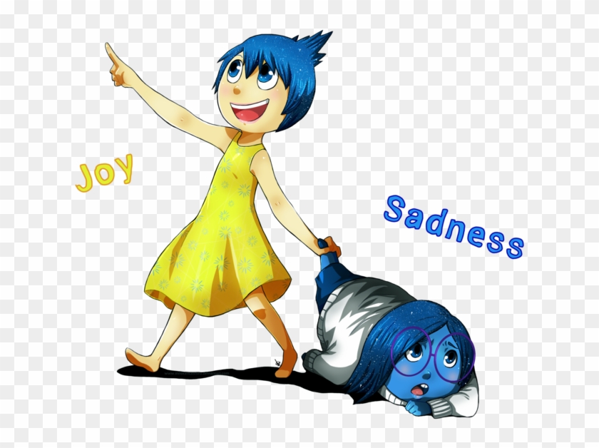 Inside Out-joy And Sadness By Innocenceshiro - Cartoon #935450