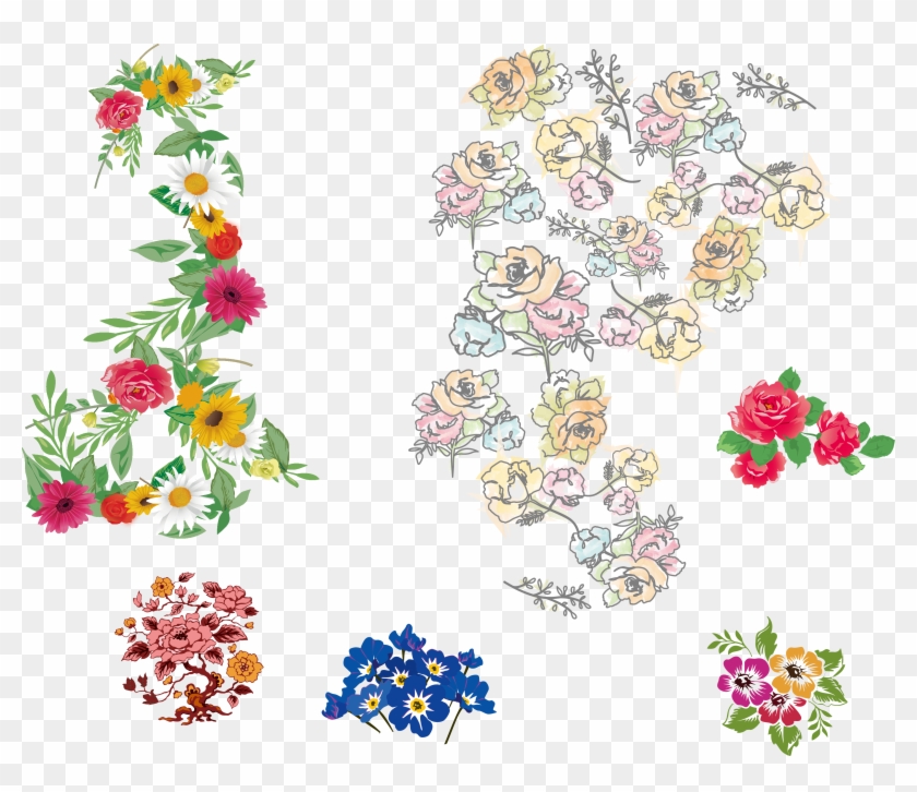 Floral Design Flower Euclidean Vector - Floral Design #935548