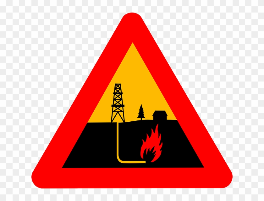 Attention Ecology, Oil, Pollution, Warning, Sign, Attention - Shale Gas #935581