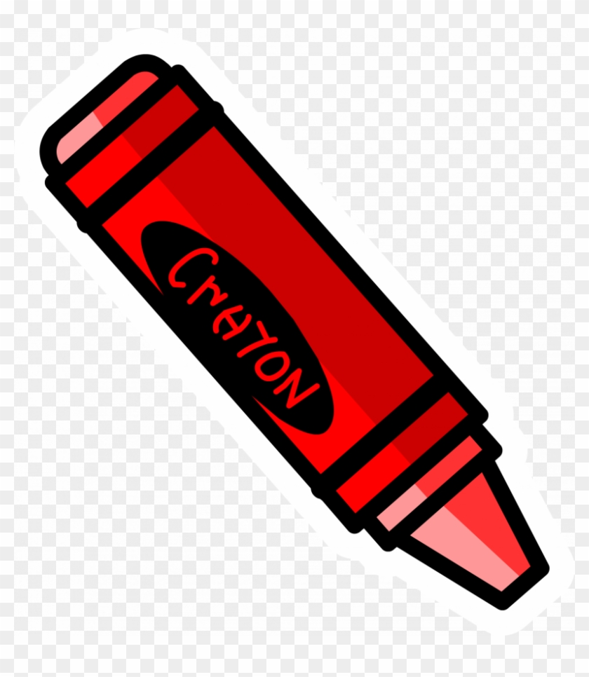 Red Crayon Clipart - Clip Art Red Crayon #935613