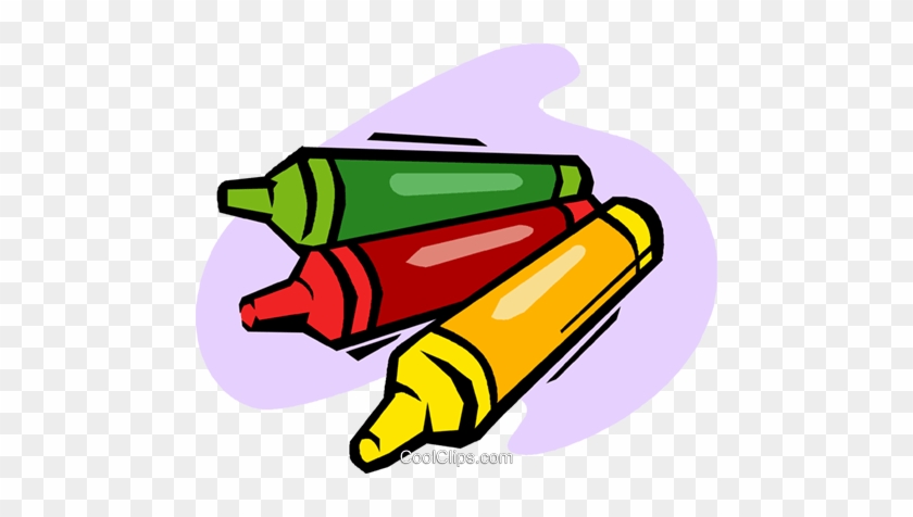 Crayons Royalty Free Vector Clip Art Illustration - Crayons Royalty Free Vector Clip Art Illustration #935629