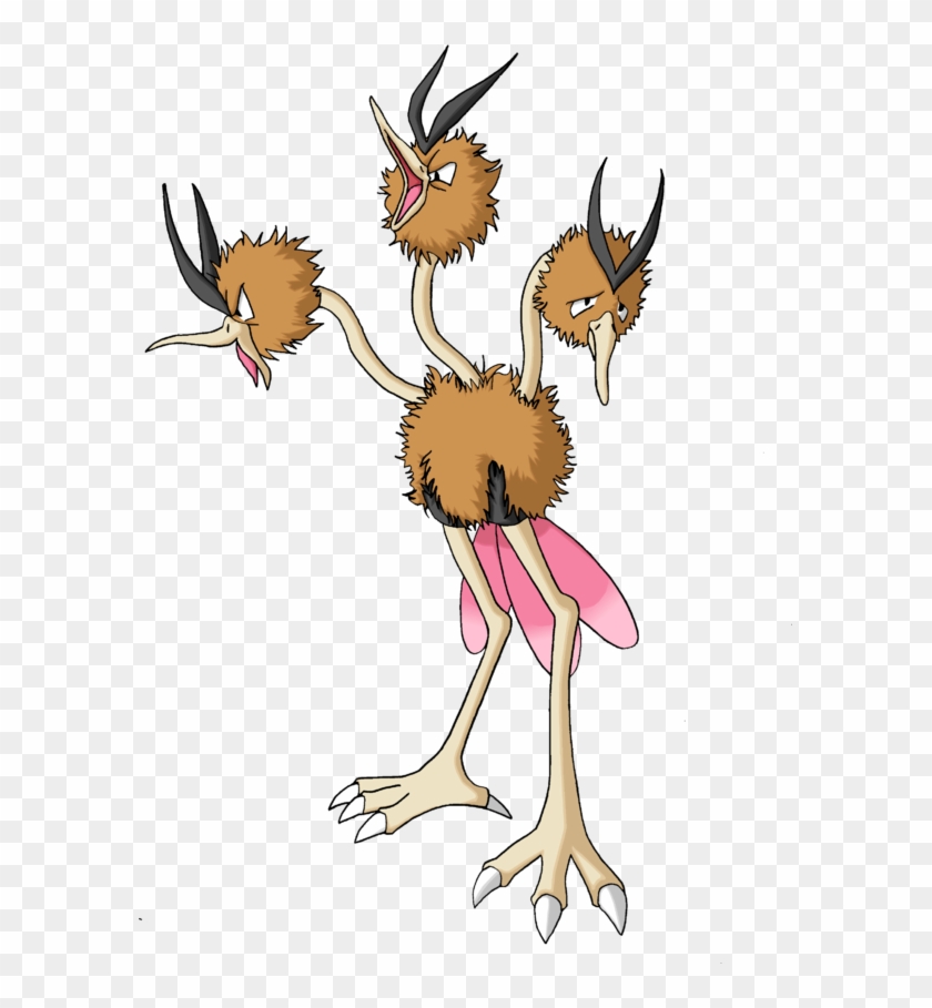 Dodrio By Theaggravatedartist On Newgrounds - Dodrio Pokemon Png #935638