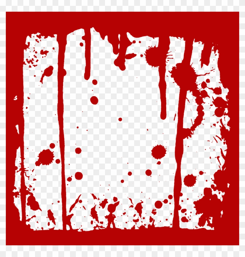 Blood Red Frame Free Png Image - Blood #935728