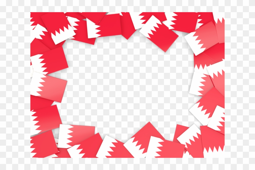 Bahrain Flag Frame #935740