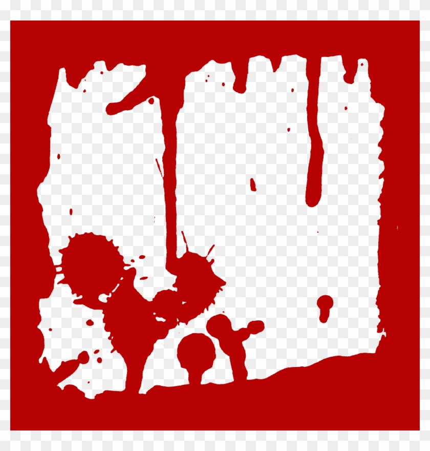 Blood Red Frame Png Free Download - 1024 X 1024 Png Blood #935744