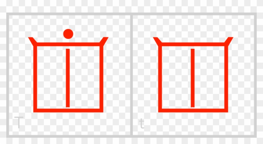 Tt T Has A Square Frame With A Vertical Line Extending - Diagonal #935781