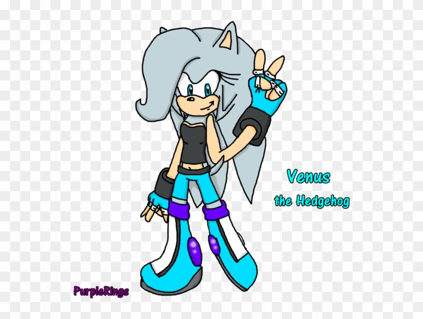 Venus The Hedgehog By Purplerings - Cartoon #935840