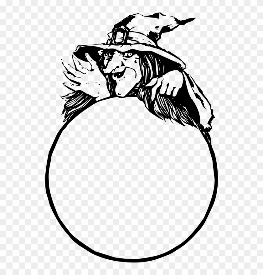 Medium Image - Witch Crystal Ball Clipart #935846