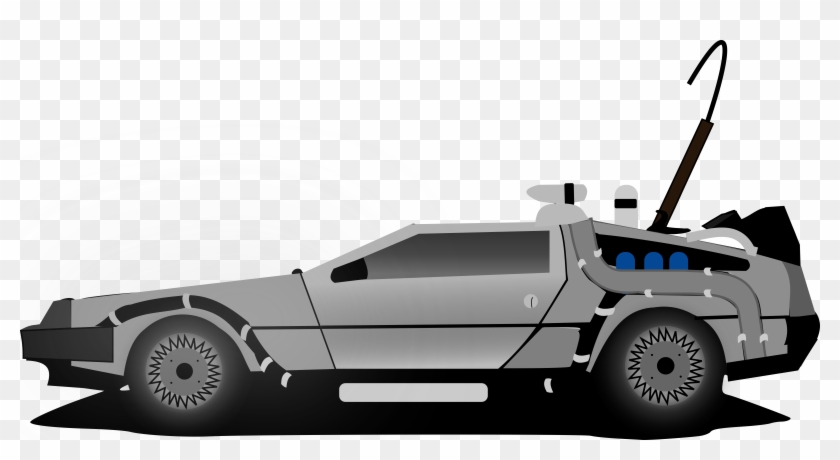 Back To The Future Clipart Time Machine Pencil And - Back To The Future Car Cartoon #935879