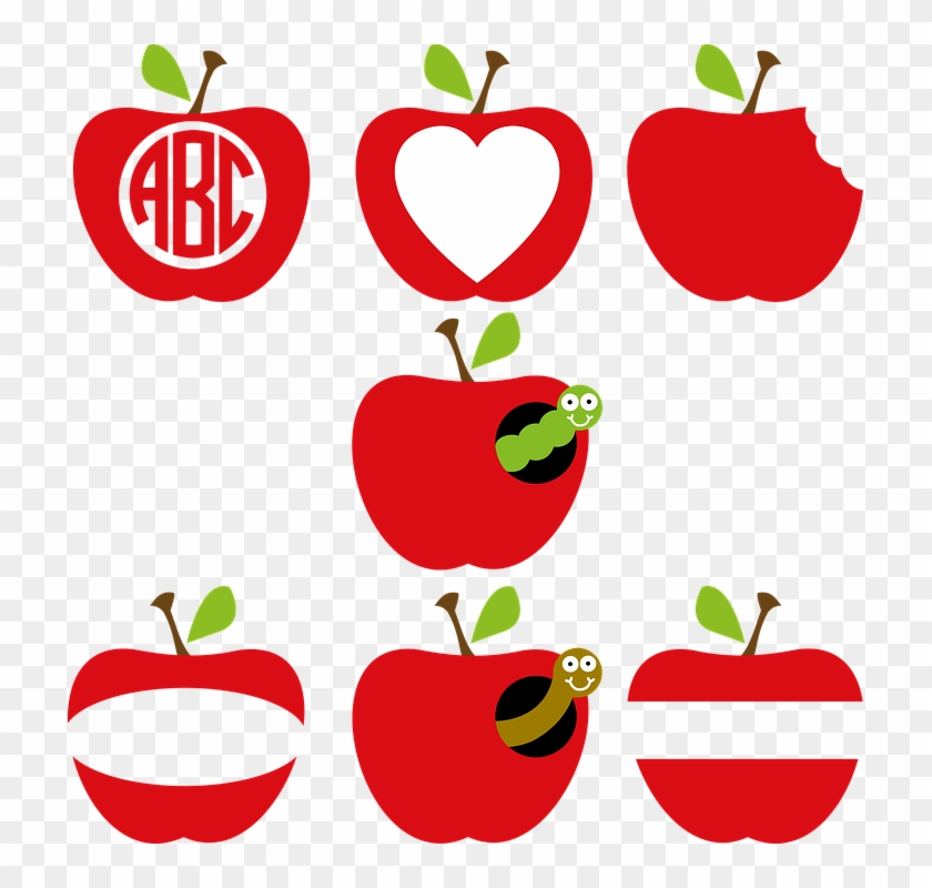 Apple Apple Frame Apple Monogram Teacher Classroom Monogram Pendant Necklace Chevron Pendant Jewelry Free Transparent Png Clipart Images Download