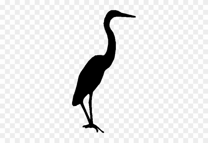 Crane Silhouette By Clipartcotttage - Heron Bird Silhouette #935965