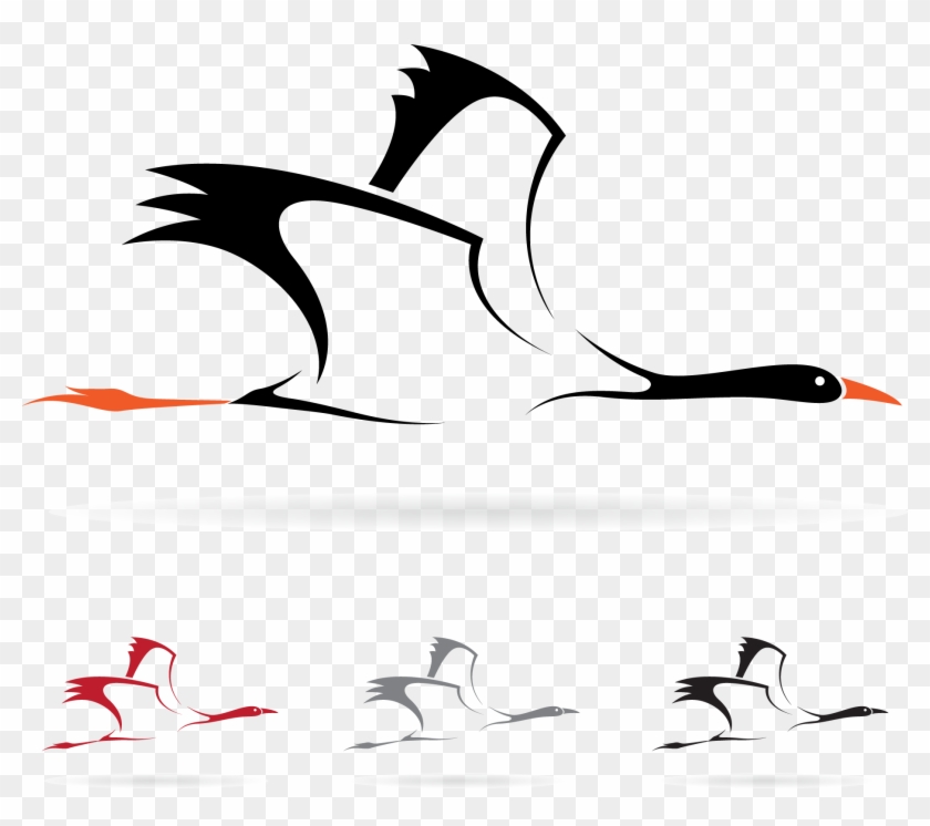 Bird Stork Royalty-free Clip Art - Vector Cigogne #935986