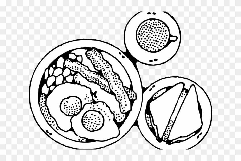 Breakfast Clipart Cinnamon Roll - Breakfast Coloring Book #936020