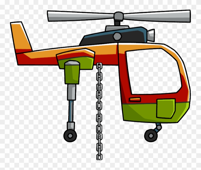 Crane Helicopter - Cool Scribblenauts Items #936048