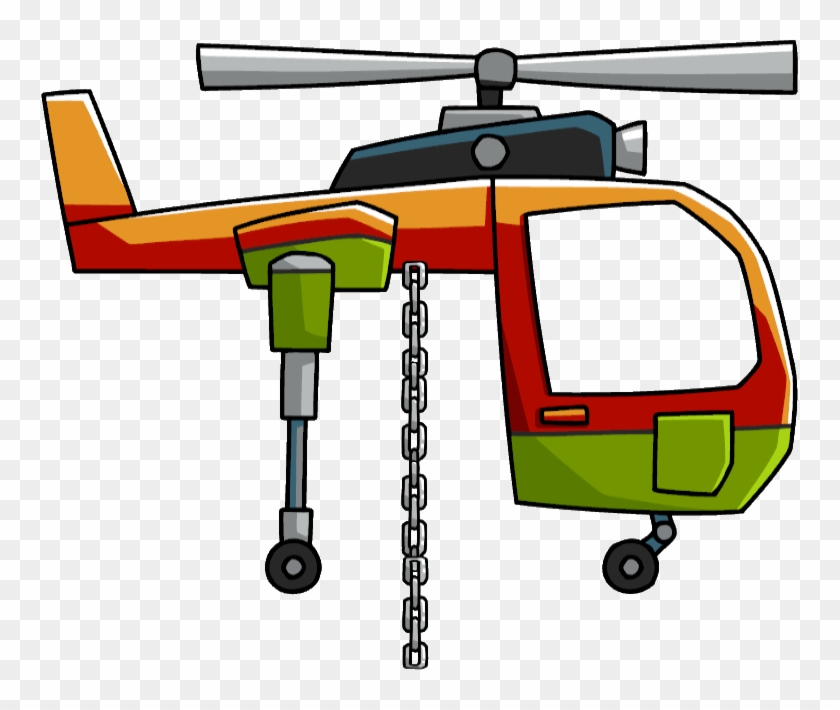 Crane Helicopter - Cool Scribblenauts Items #936048