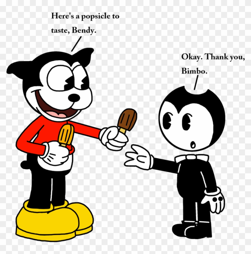 Bimbo Giving A Popsicle To Bendy By Marcospower1996 - Bimbo #936177