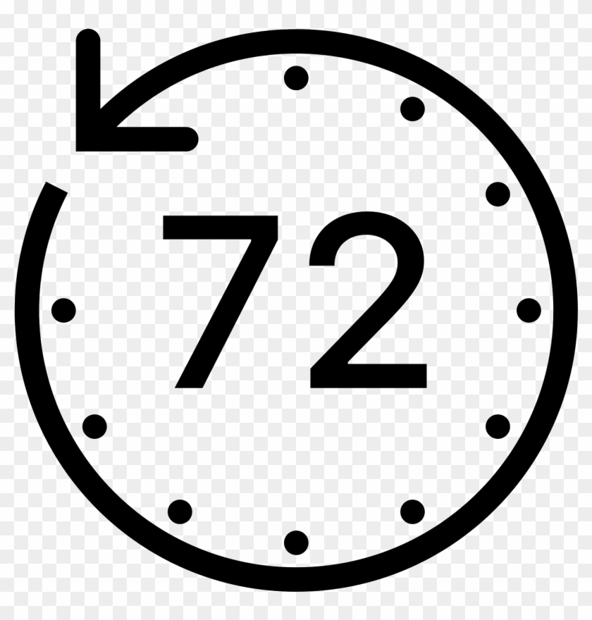 The Image Is Of A Clock Face - 48 Hours Icon Png #936264