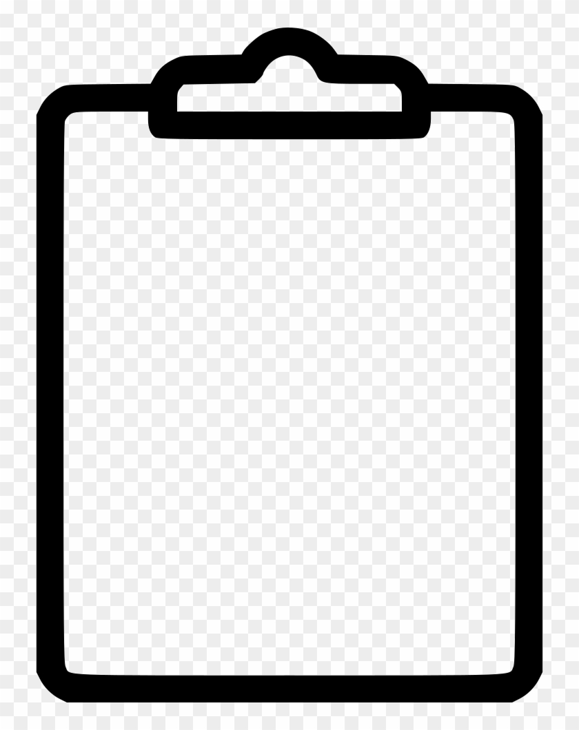 Clipboard Comments - Clipboard Clipart Black And White Png #936273