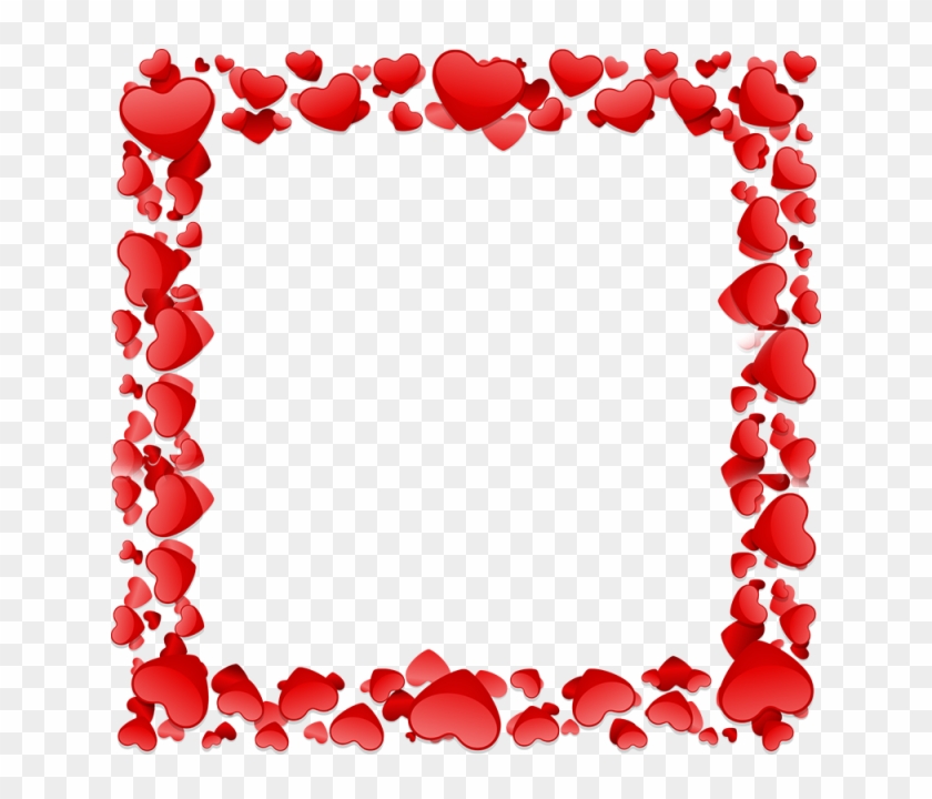 Beautiful Heart Frame, Beautiful Heart Vector, Heart - Love Heart Frame Png #936275