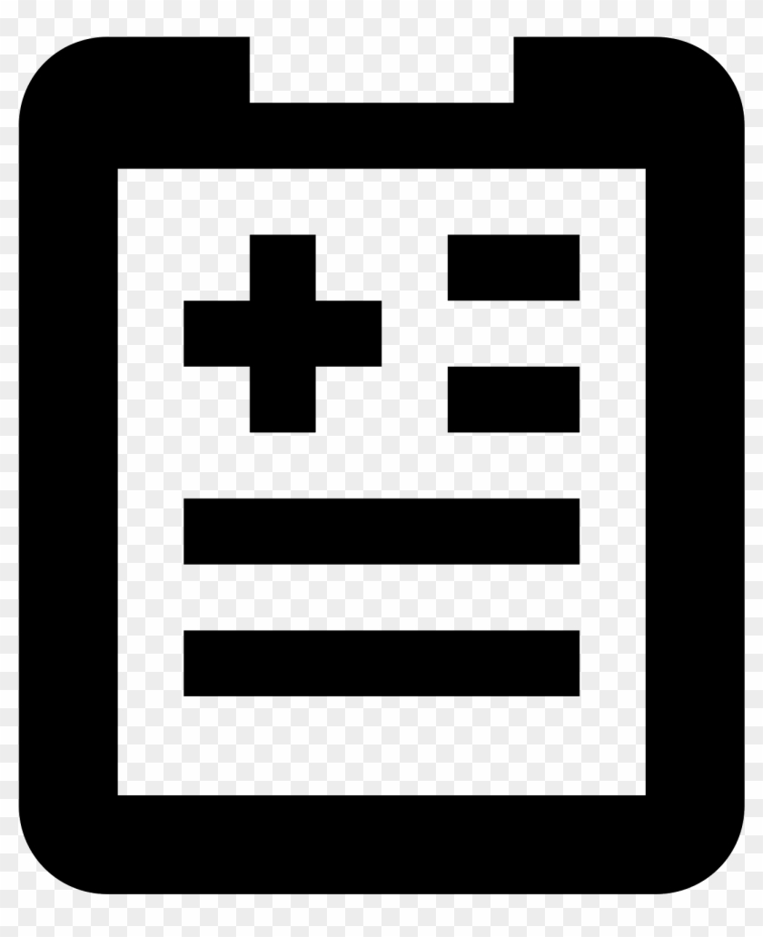 It's A Logo For A Treatment Plan With A Clipboard With - Treatment Icon Png #936293