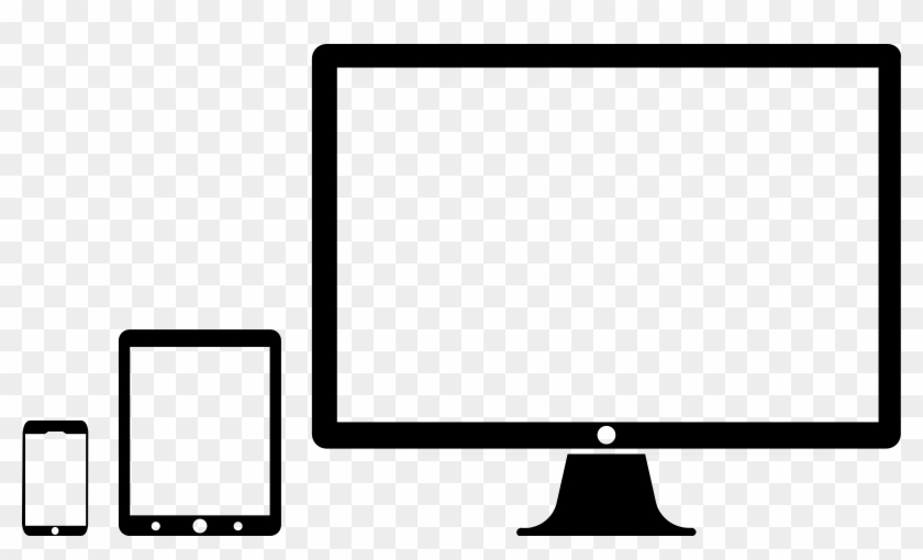 Desktop Tablet Mobile Clipart Icon Png - Desktop Mobile Tablet Png #936324