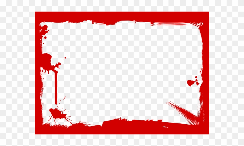 Red Grunge Frame - Red Grunge Border Png #936384