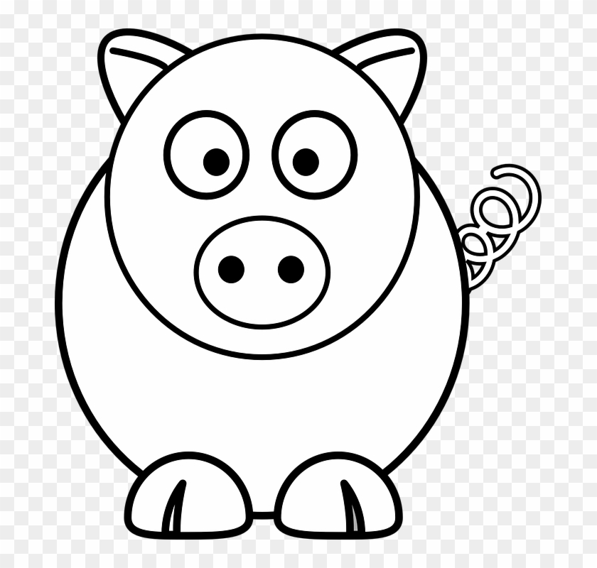 Black And White Cartoon Animals 12, Buy Clip Art - Baby Animals: On The Farm [book] #936495