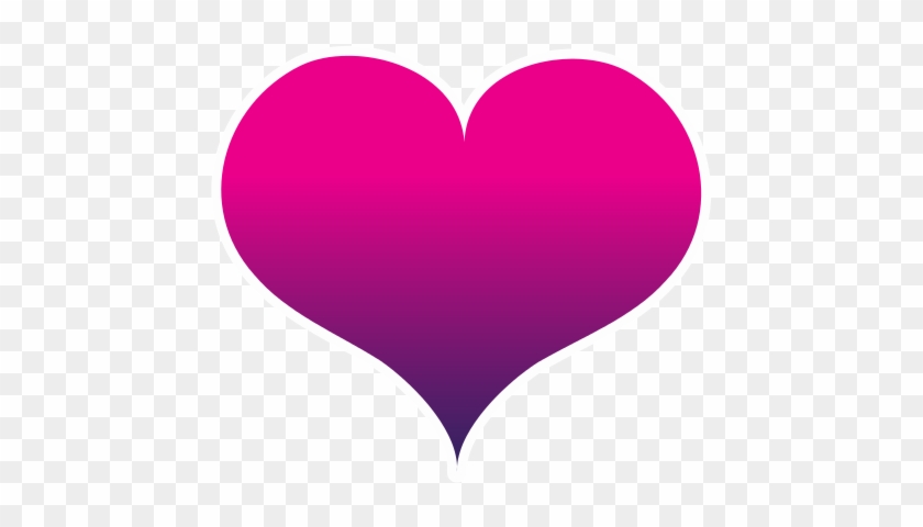 Silhouette Art Heart Love Icon Design - Coração Png Rosa Pink #936502