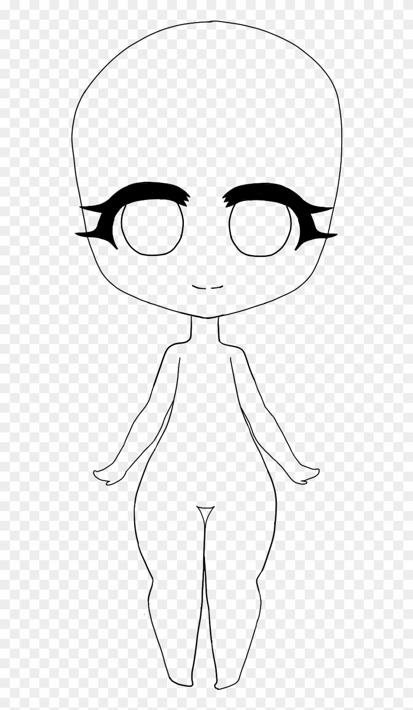 Free Chibi Girl Base By Swordmasterqueen Free Chibi - Cat #936630