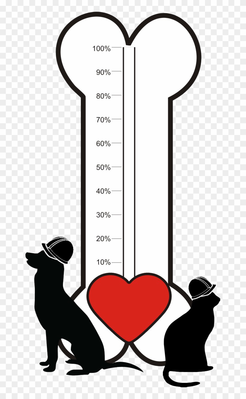 Fundraising Thermometer Template Via - Heart #936639
