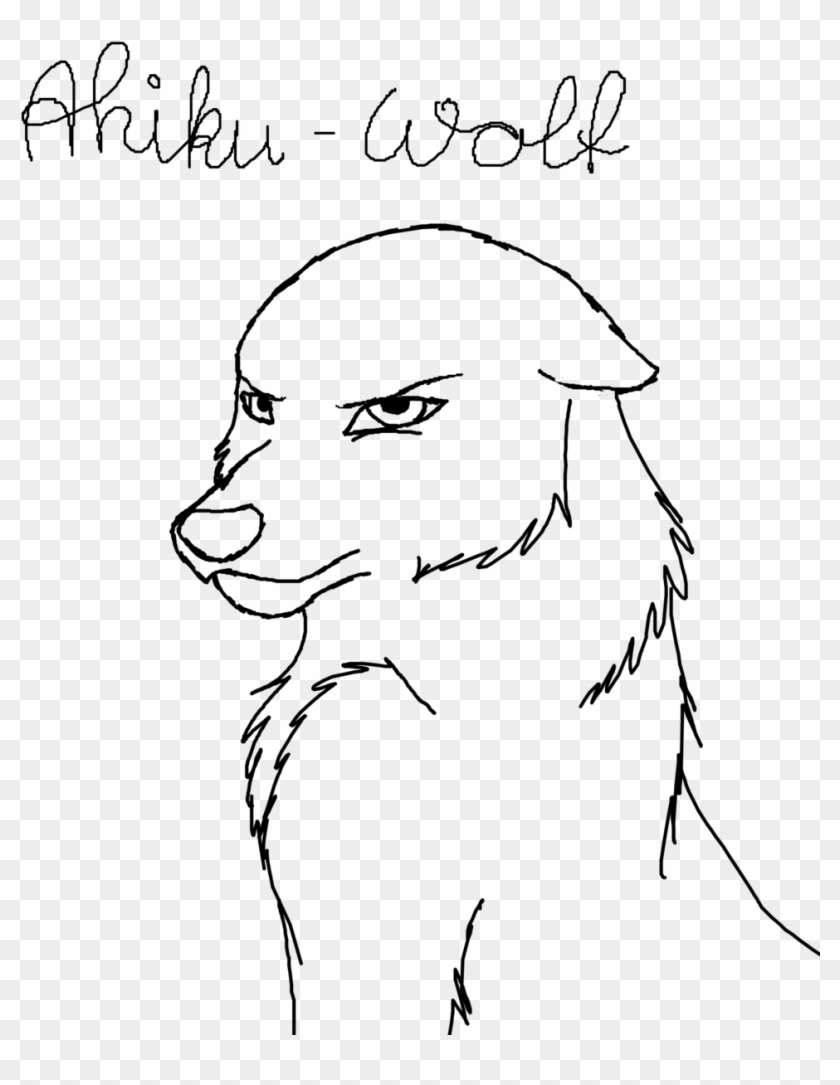 Lineart Angry Wolf Free By Ahikuwolf On Deviantart - Drawing #936721