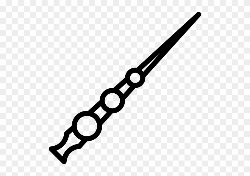 Hair-cutting Shears Line Clip Art - Harry Potter Wand Clipart #936722