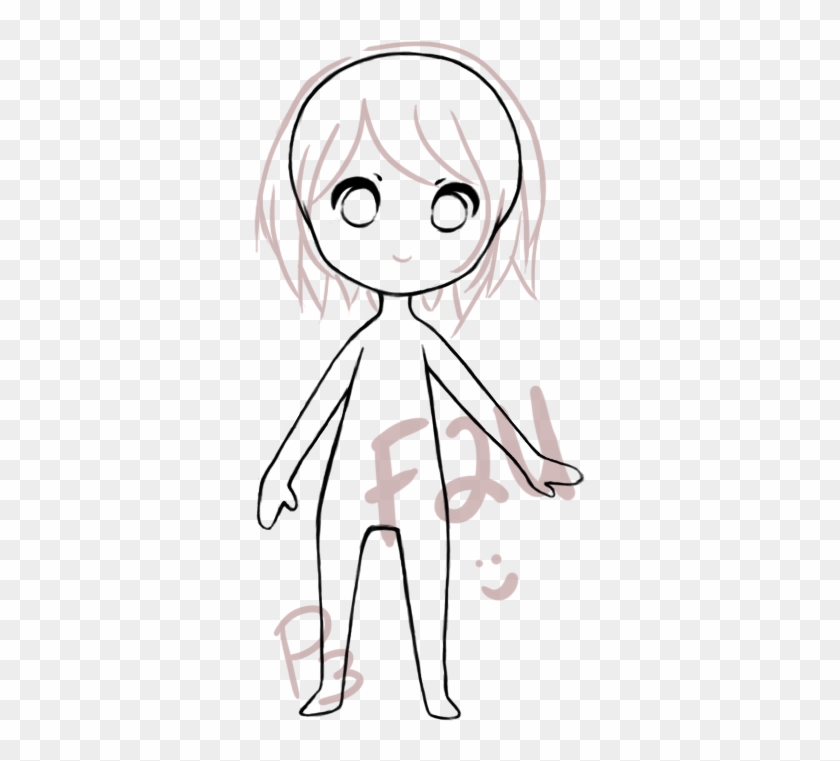 Chibi Base F2u By Pumkinpie3 On Deviantart - Deviantart Base For Chibi #936776