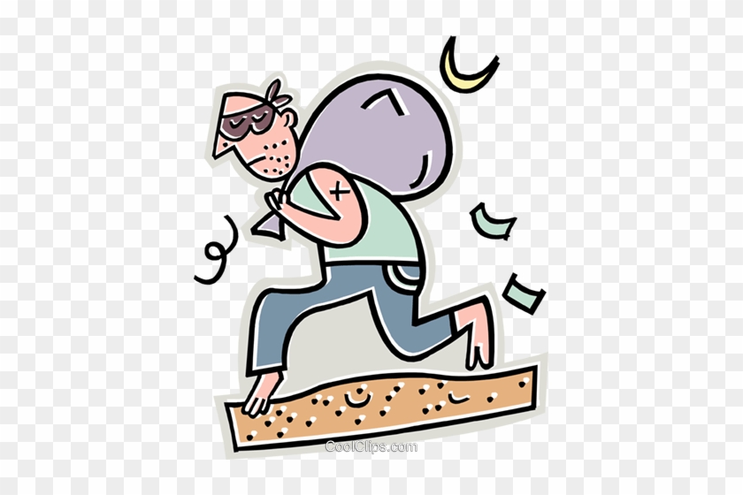 Criminal Clipart Running Away - Loot Clipart #936884