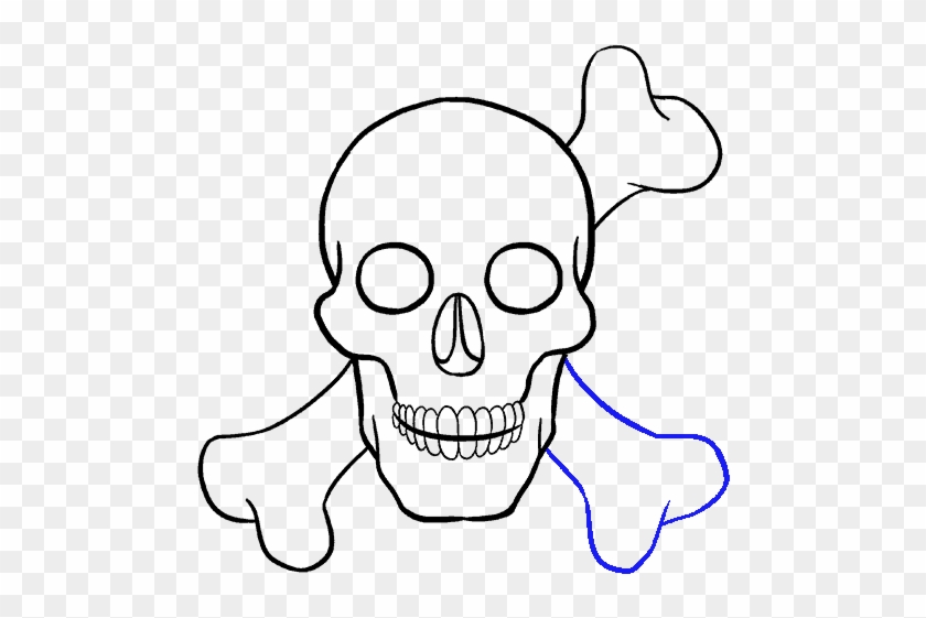 How To Draw Skull - Draw A Skull Easy #936898