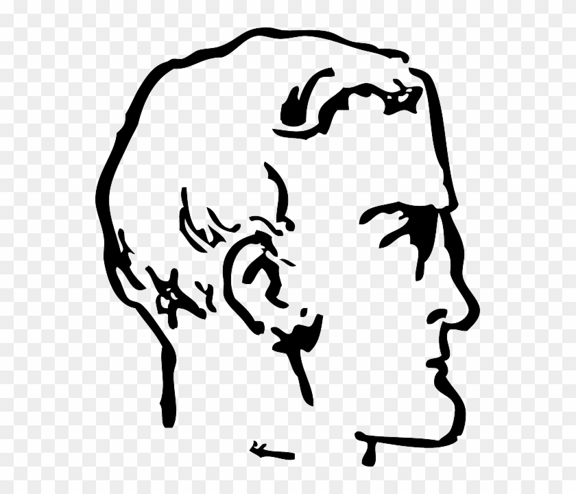 Head, Man, Face, Cartoon, Strong, Chin - Chin Clip Art #937086