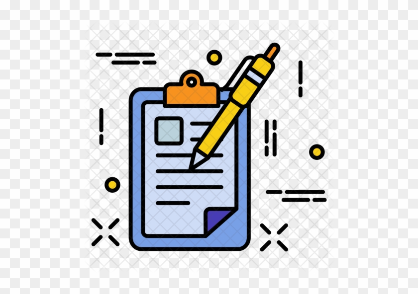 Paper Icon - Pen And Paper Icon #937350