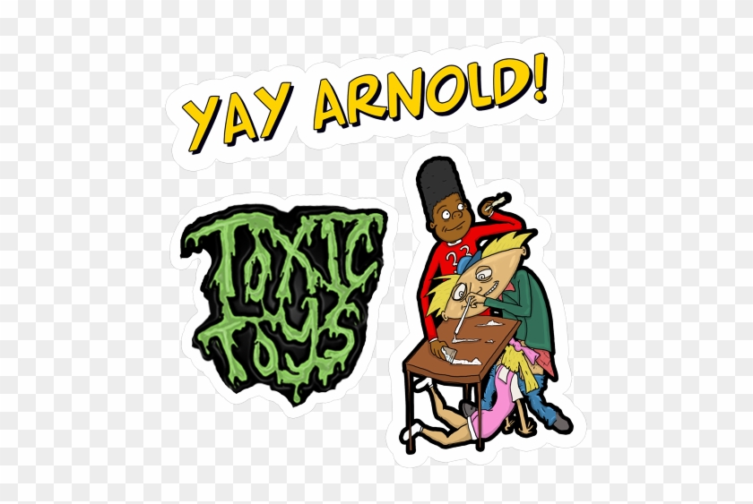 Yay Arnold Sticker Set - Hey Arnold #937381