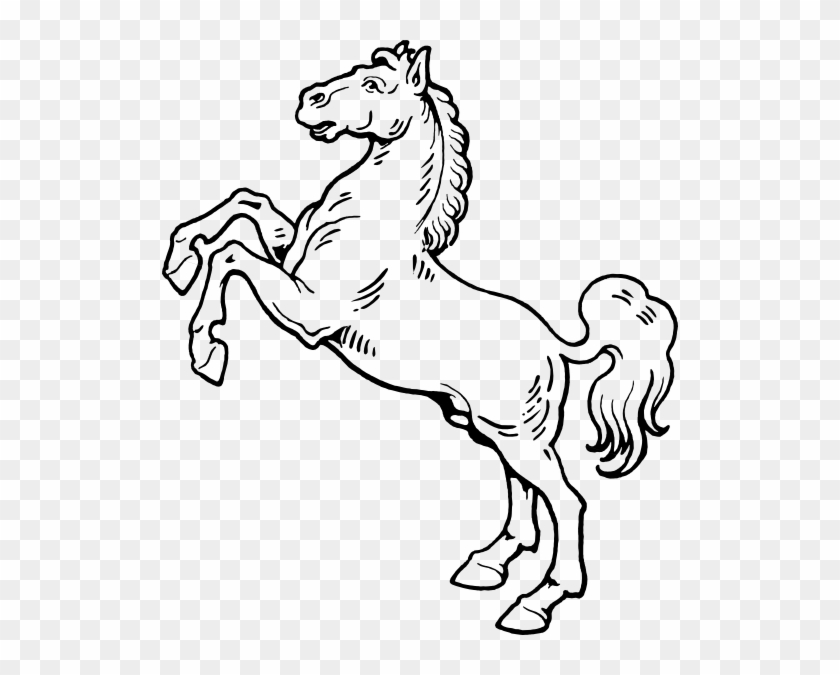 Horse Clipart Black And White #937393