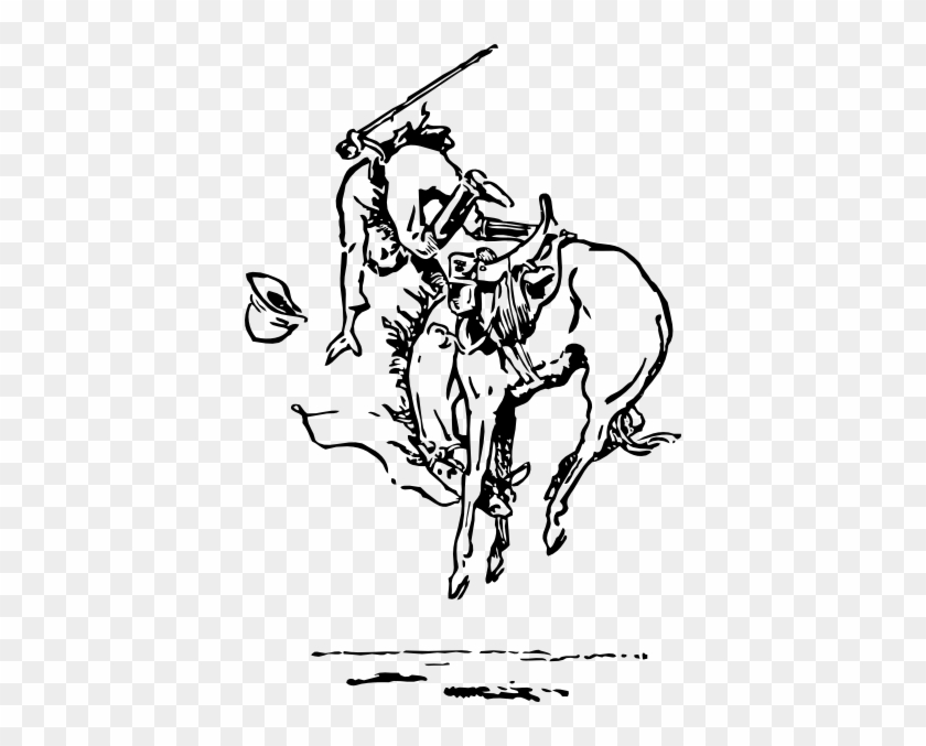 Jumping Horse Art The Horse Would Jump Into Like Breakfast, - Bucking Horse Clip Art #937416