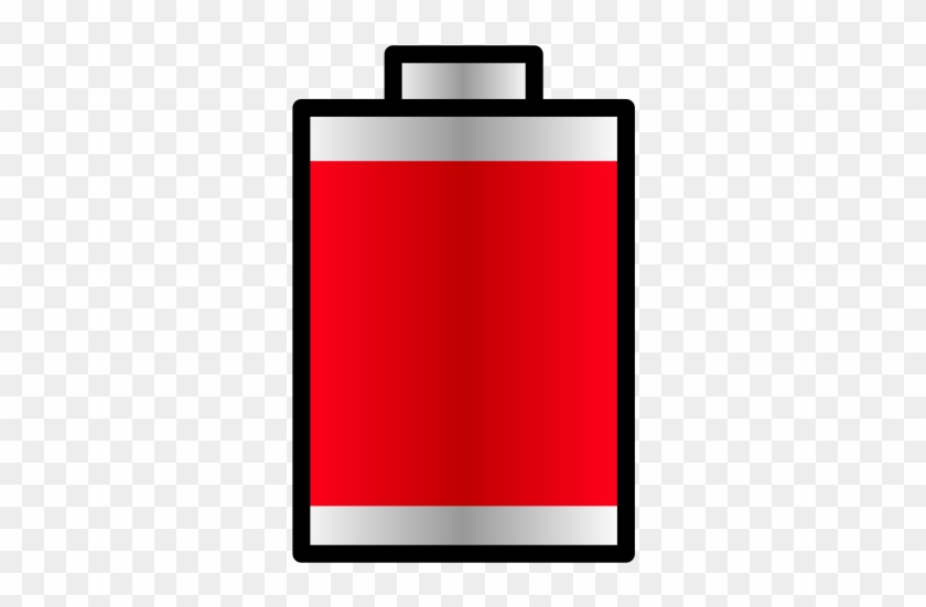 Battery Emoji - Red Battery Clipart #937443